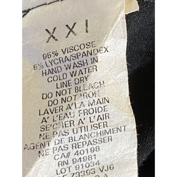 Preppy XXI Womens M Black Viscose Sequined Silver/Black Trim Bottom Sheath Dress - Picture 9 of 12